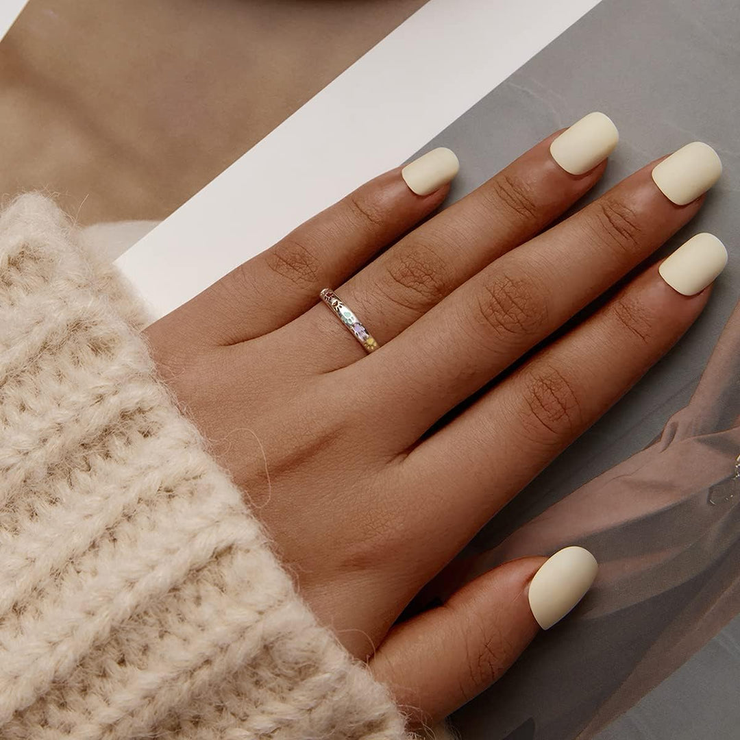 Bague en argent sterling avec un design en forme de patte