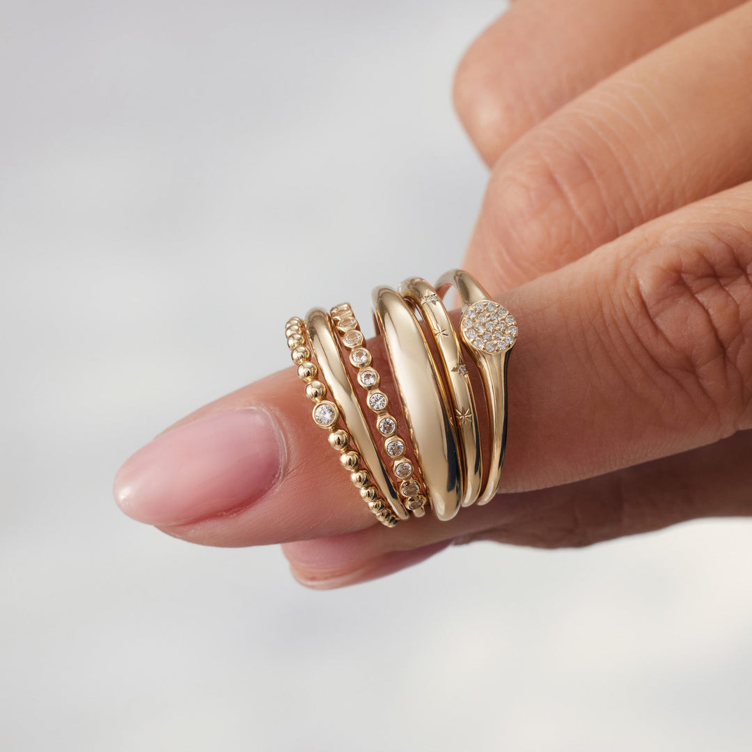 Bague Dôme Fine | Or