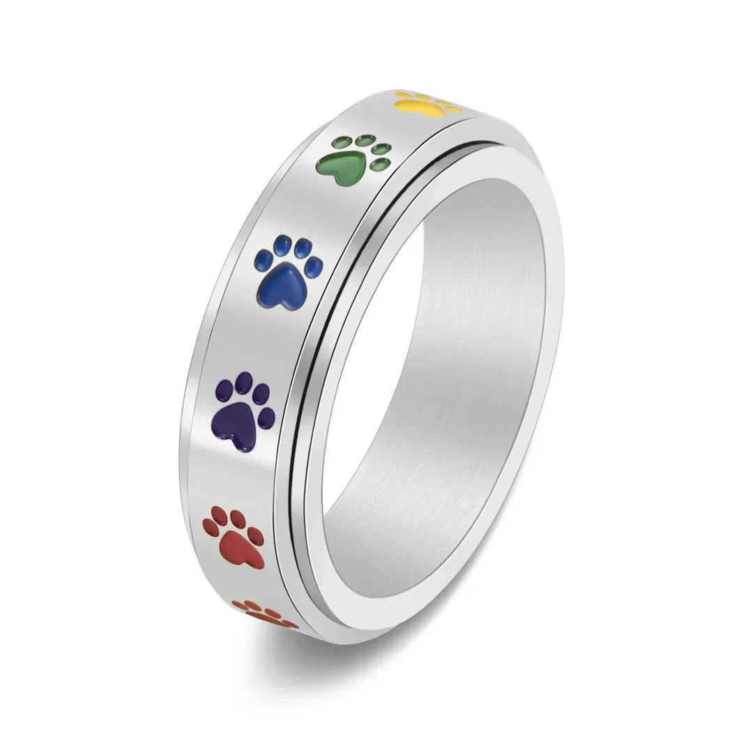 Bague antistress rotative pour pattes
