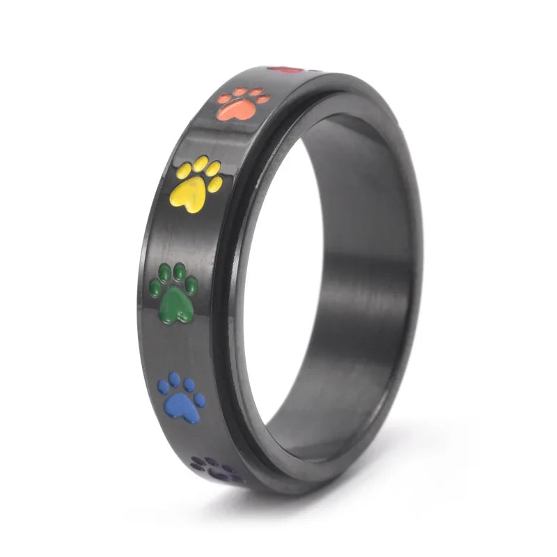 Bague antistress rotative pour pattes