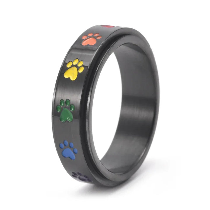 Bague antistress rotative pour pattes