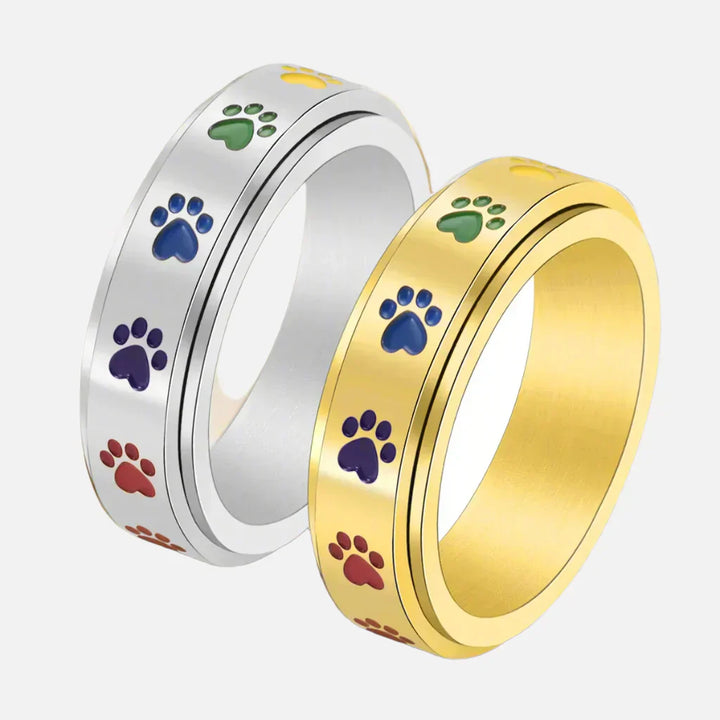Bague antistress rotative pour pattes