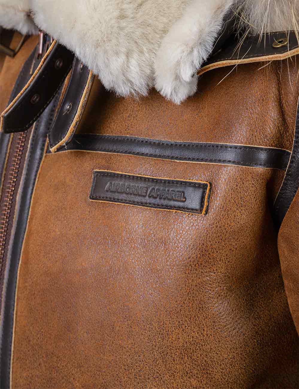 Aron™ | Bomberjakke med hette i pels