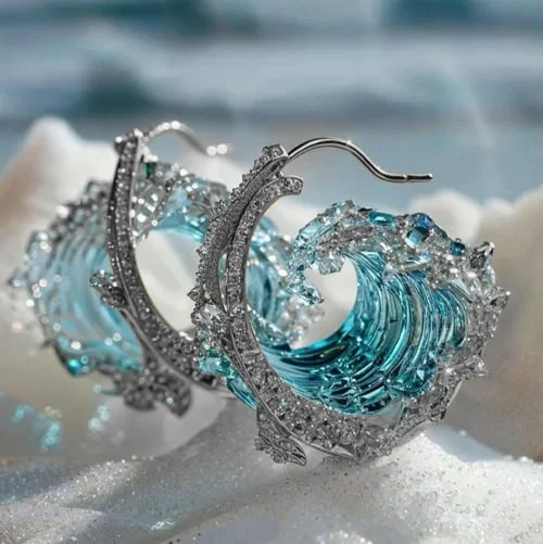 Boucles d'oreilles Serment des Océans