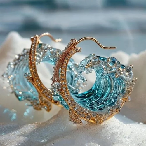 Boucles d'oreilles Serment des Océans
